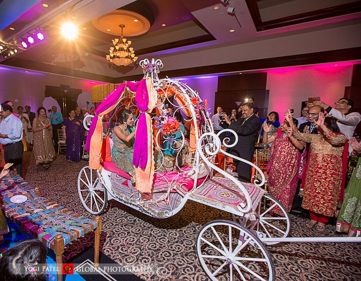 Wedding couple at the sangeet